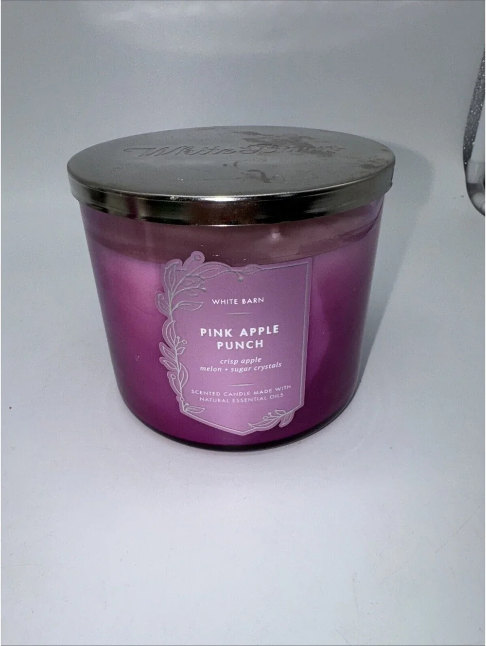 Pink Apple Punch Scented Candle [Bath & Body Works/White Barn]